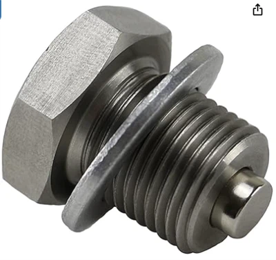 M14 x 1,25 mm d'acer inoxidable Magnetic Motor Drain